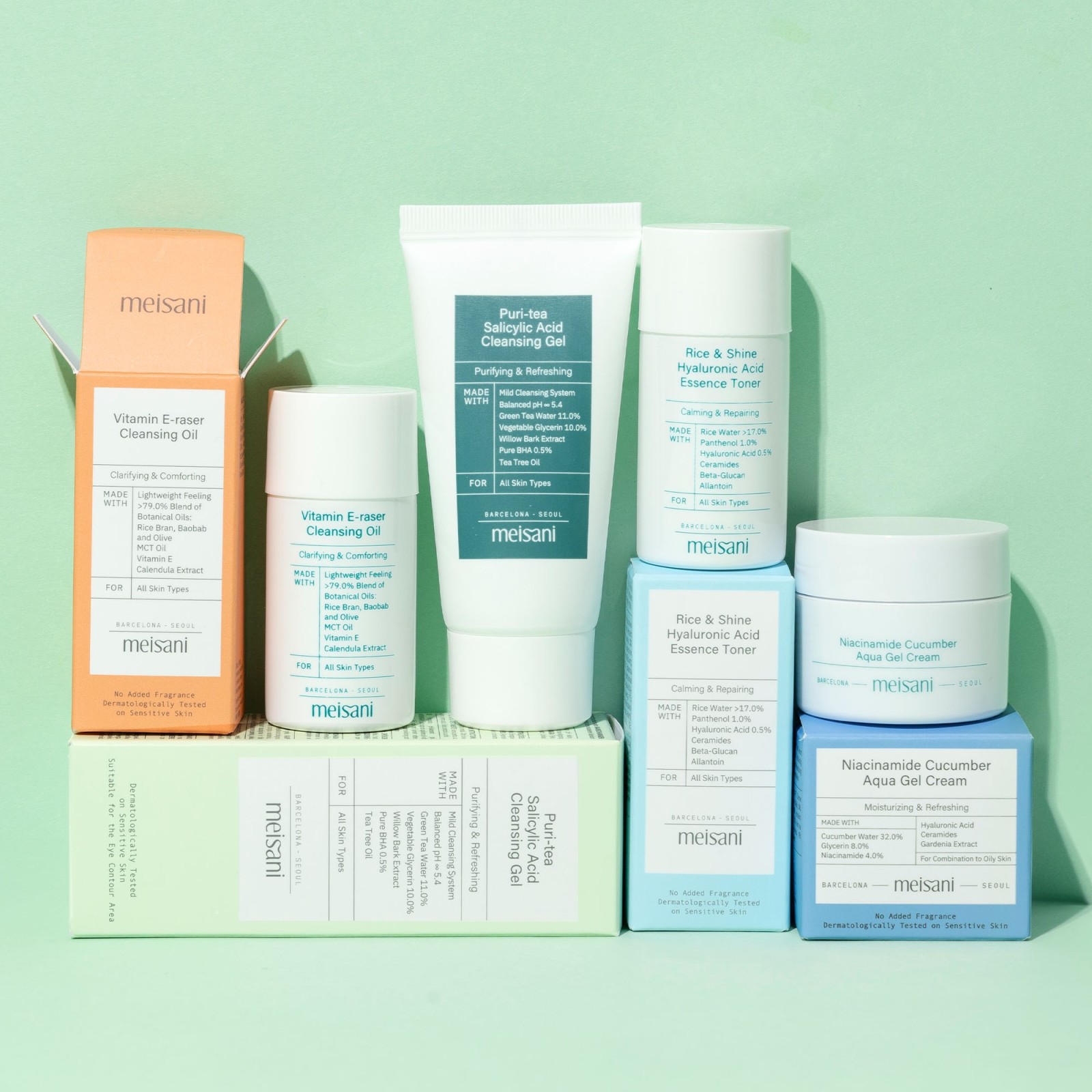 Conjunto de descoberta de miniaturas Meisani - Meisani | MiiN Cosmetics