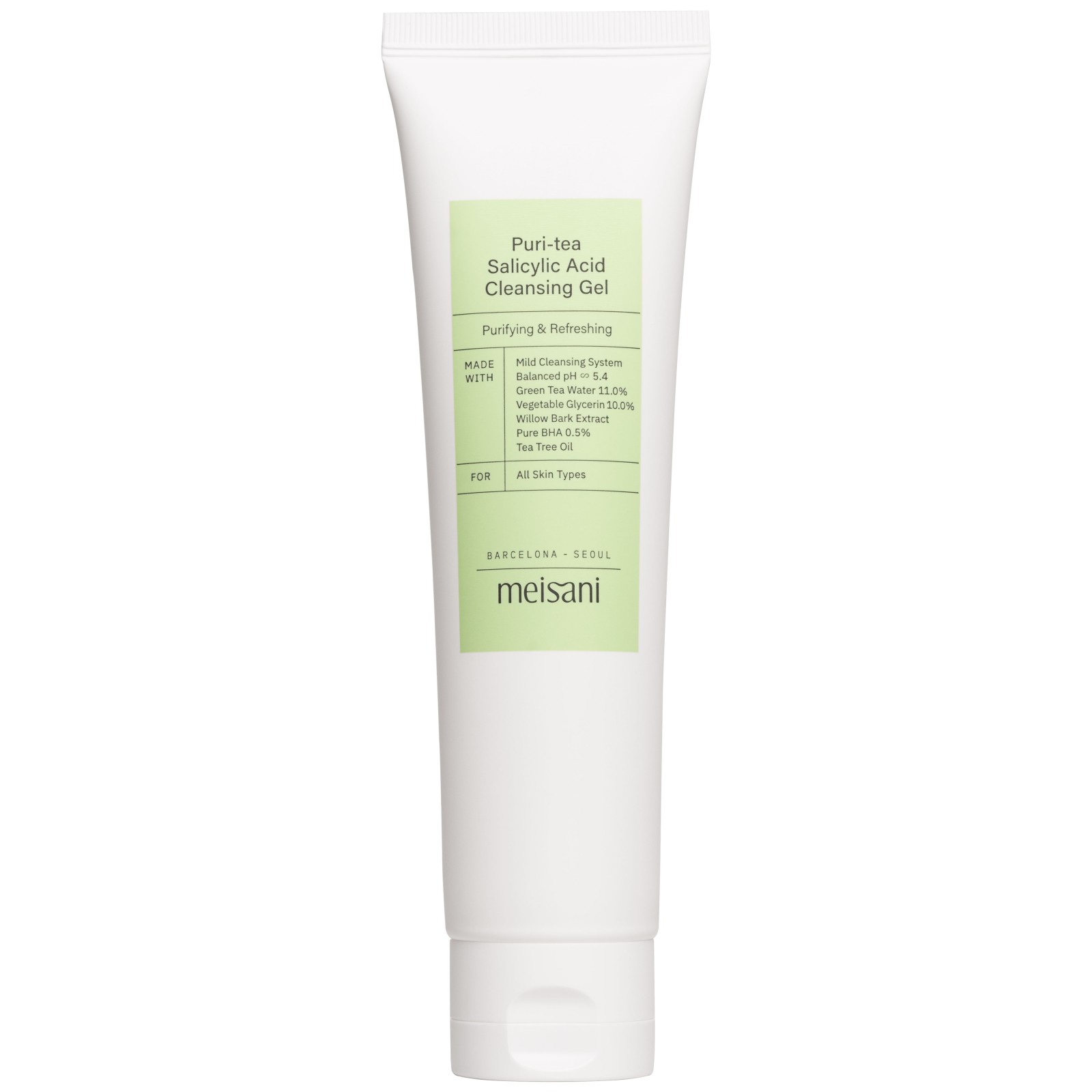Puri-tea Salicylic Acid Cleansing Gel - Meisani | MiiN Cosmetics