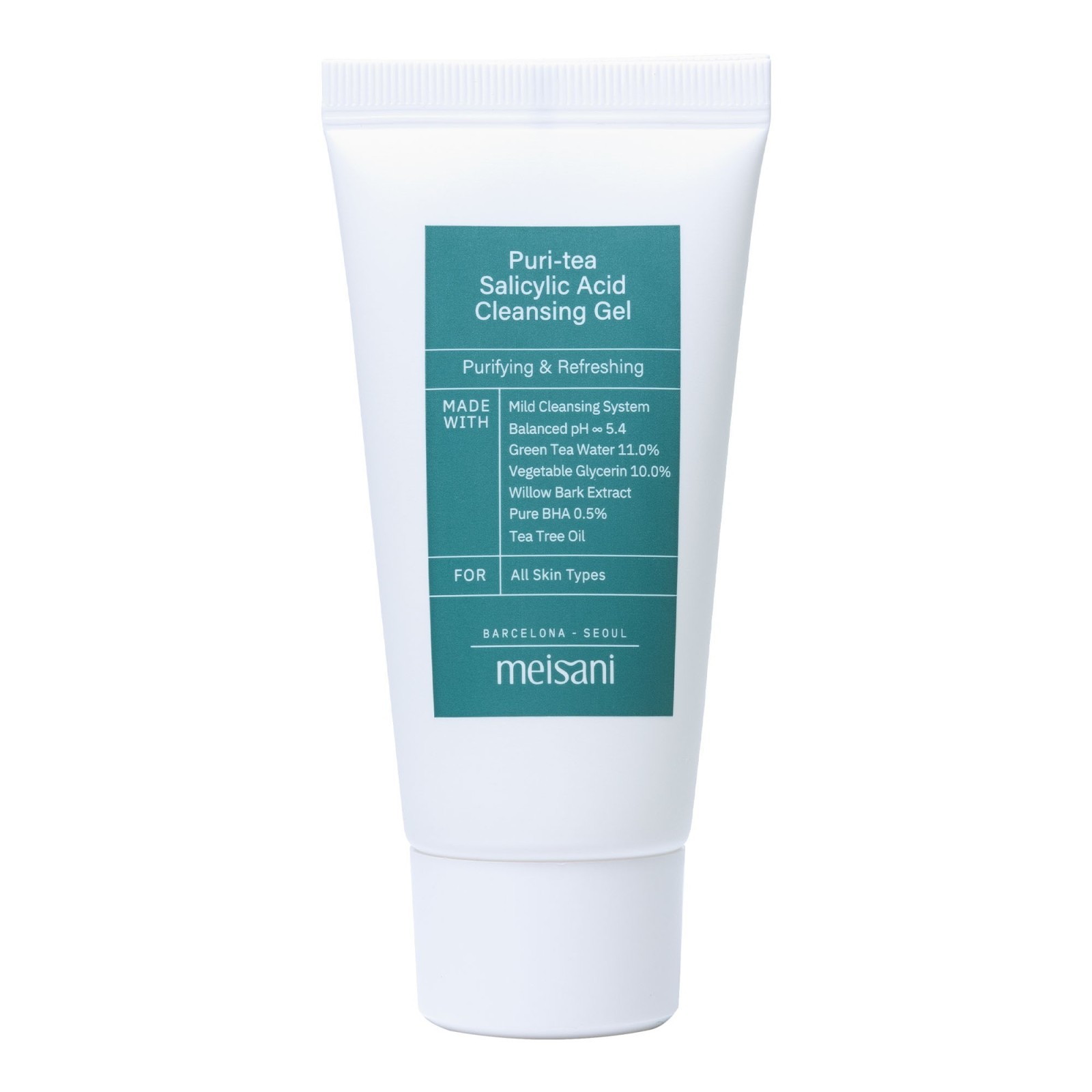 Puri-tea Salicylic Acid Cleansing Gel - Meisani | MiiN Cosmetics