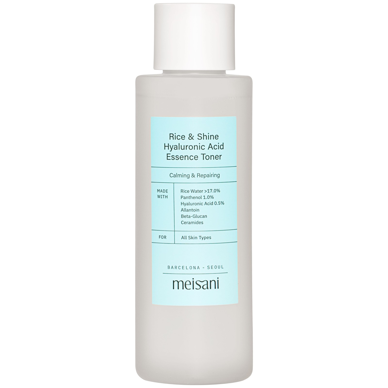 Rice & Shine Hyaluronic Acid Essence Toner - Meisani | MiiN