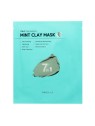 Máscara de tecido purificante com argila e extrato de menta - Barulab | MiiN Cosmetics