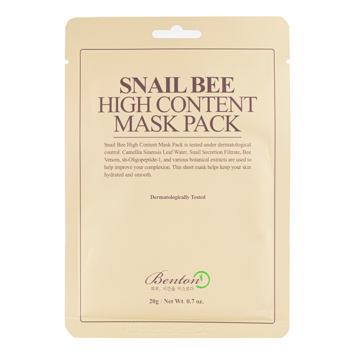 Snail Bee High Content Mask - Benton | MiiN Cosmetics