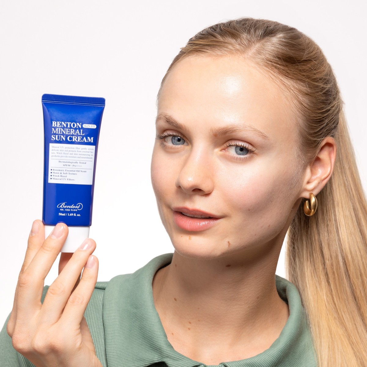Skin Fit Mineral Sun Cream SPF50 - Benton | MiiN Cosmetics