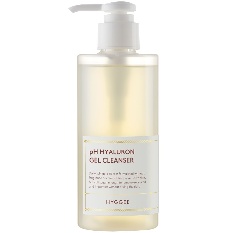 Gel de limpeza pH neutro com ácido hialurónico Hyggee | MiiN Cosmetics