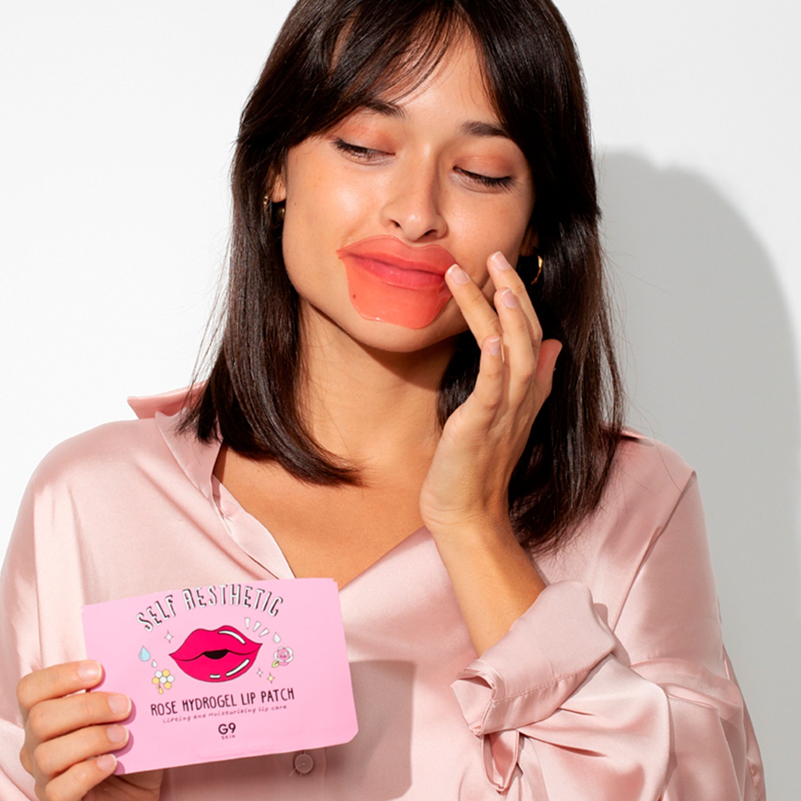 Self Aesthetic Rose Hydrogel Lip Patch - G9SKIN | MiiN Cosmetics