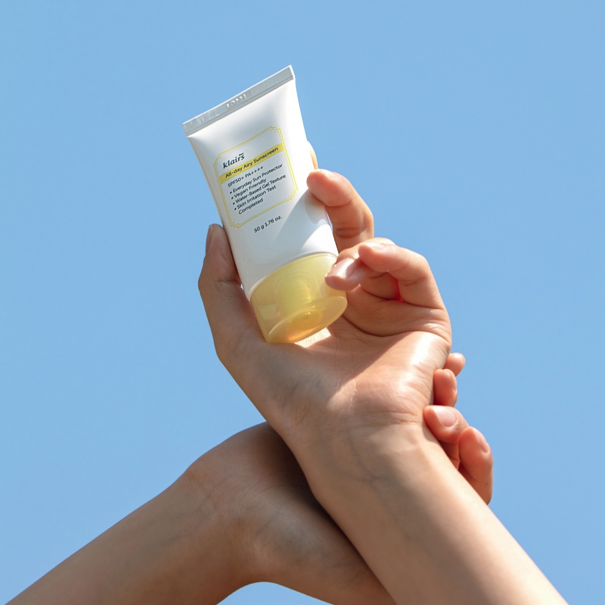 Protetor solar facial SP50+ PA++++ invisível - Klairs | MiiN Cosmetics
