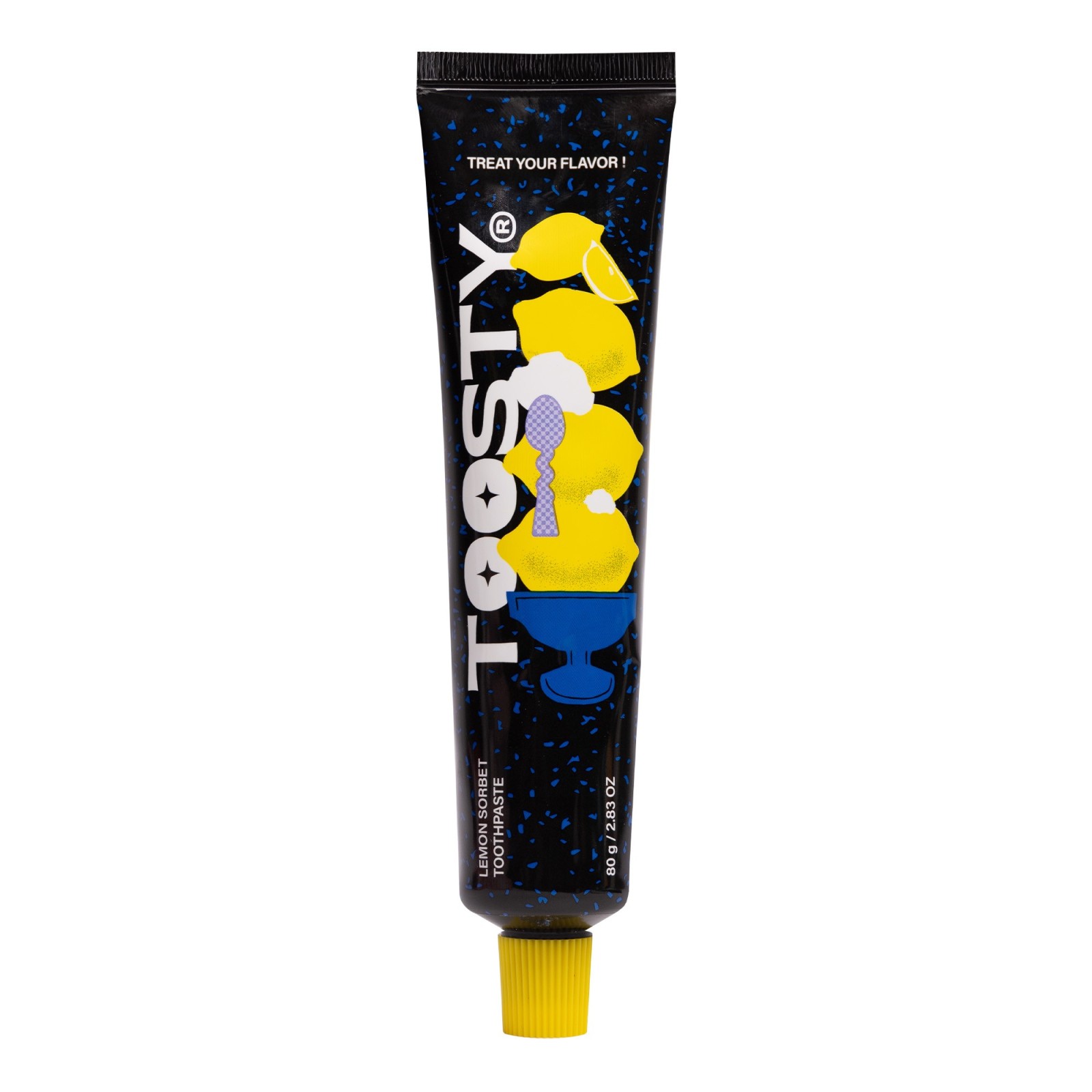 Pasta dentífrica coreana sabor sorvete de limão - 80 g e 50 g - Toosty | MiiN Cosmetics