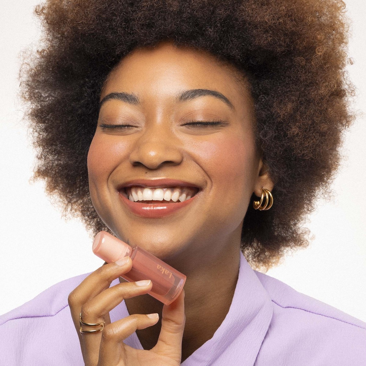Volumising lip gloss - Laka | MiiN Cosmetics