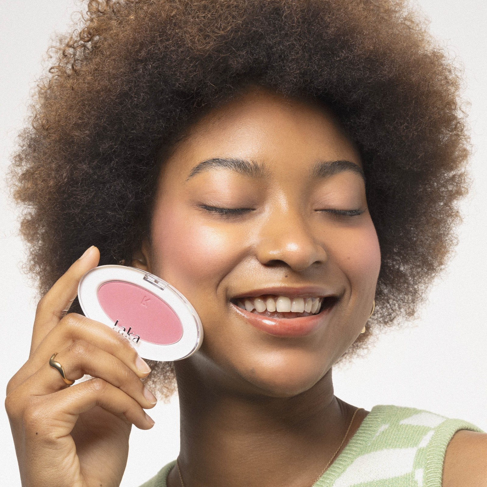 Blush coreano mate em pó - Laka | MiiN Cosmetics