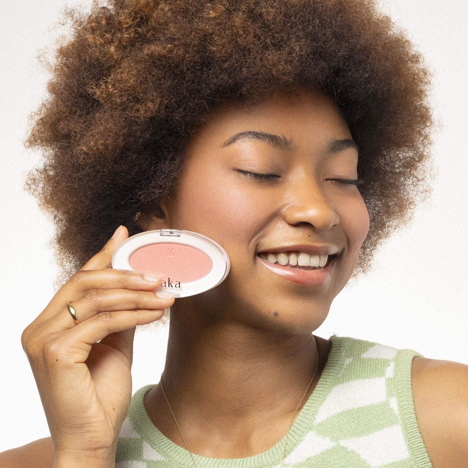 Blush coreano mate em pó - Laka | MiiN Cosmetics