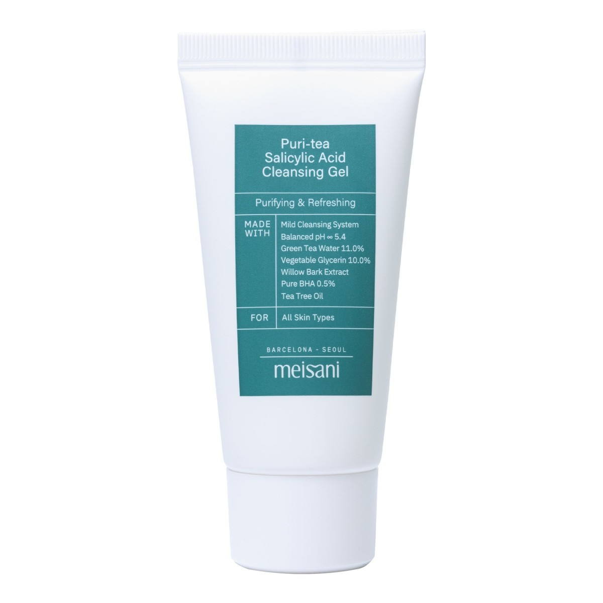 Puri-tea Salicylic Acid Cleansing Gel - Meisani | MiiN Cosmetics