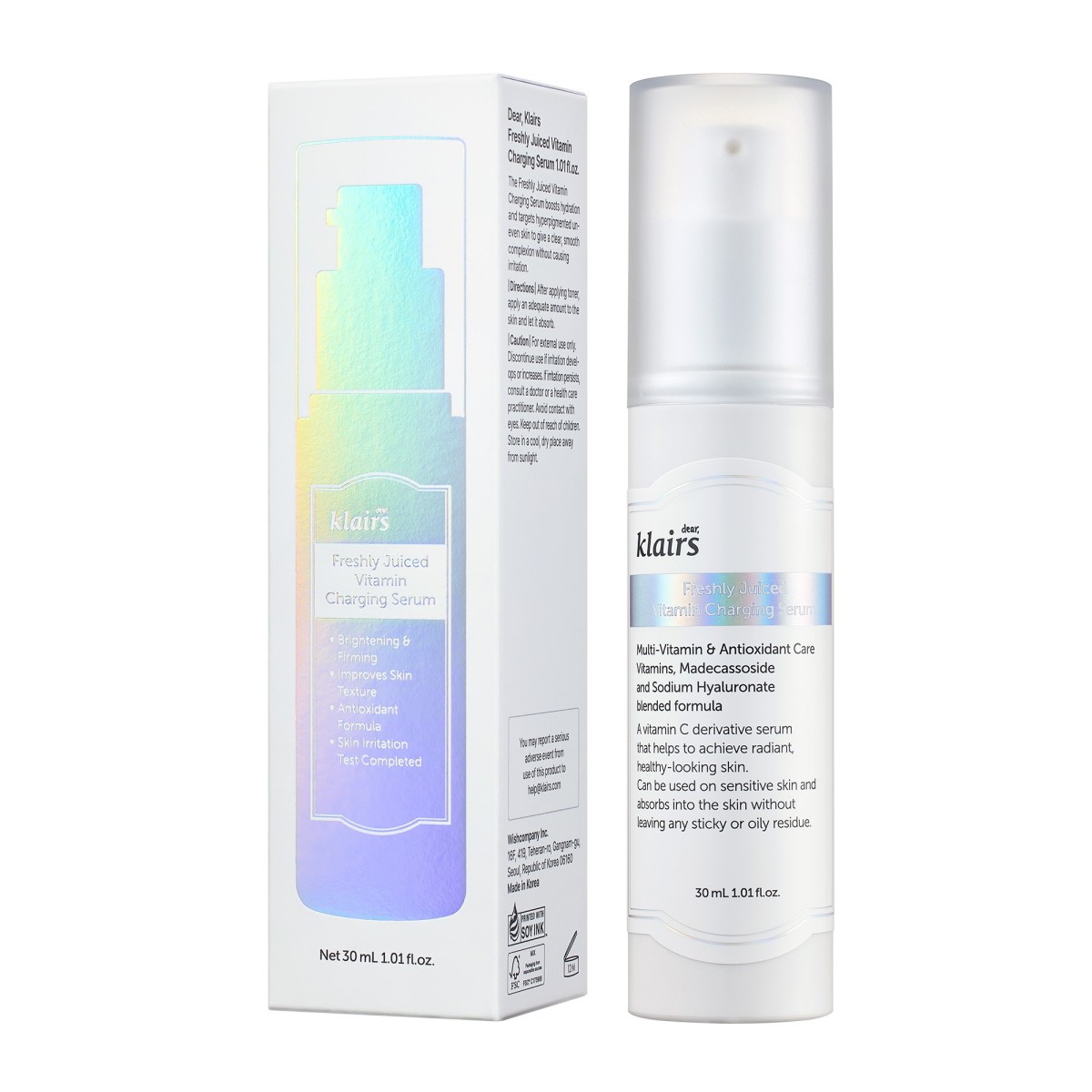 Klairs Vitamin C and Niacinamide Brightening Serum | MiiN Cosmetics