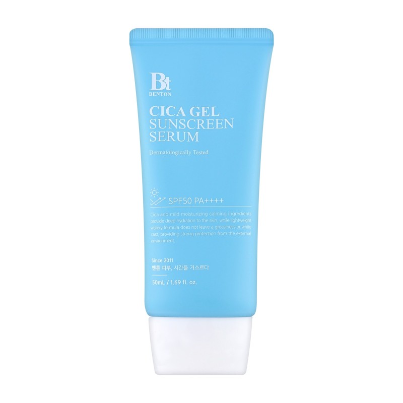 Benton Lightweight Cica Soothing Moisturising Sunscreen SPF50+ | MiiN Cosmetics