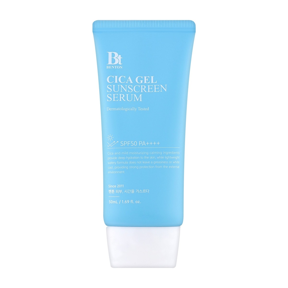 Benton Lightweight Cica Soothing Moisturising Sunscreen SPF50+ | MiiN Cosmetics