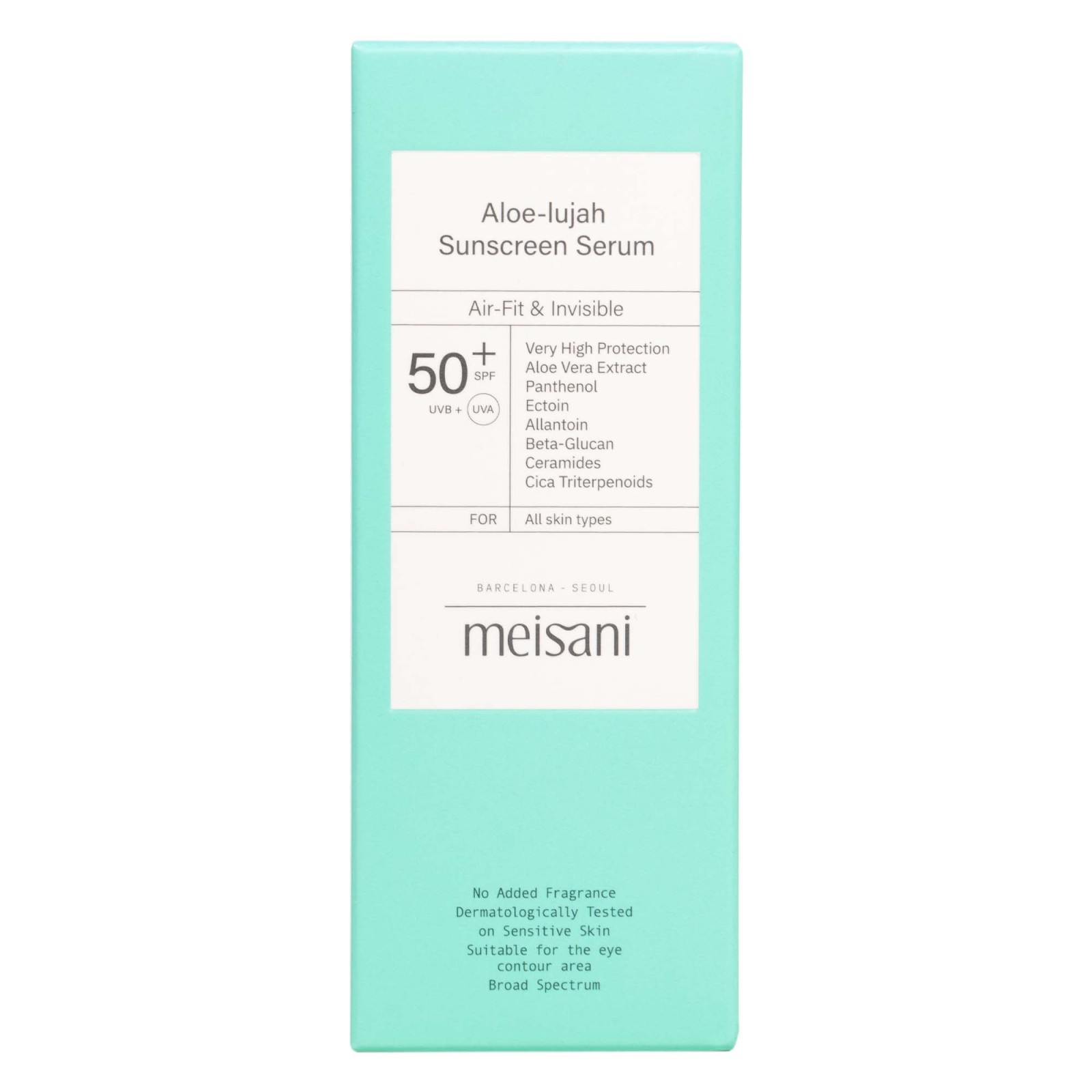 Protetor Solar Aloe-lujah Serum · Meisani | MiiN Cosmetics