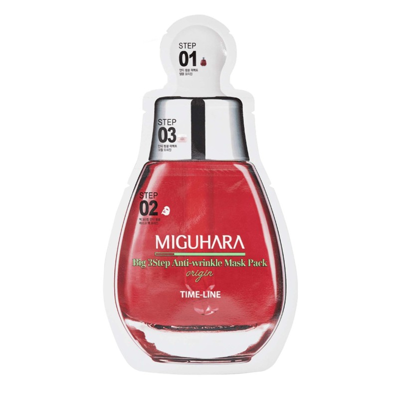 Pack máscara Big 3Step Anti-wrinkle · MIGUHARA | MiiN Cosmetics
