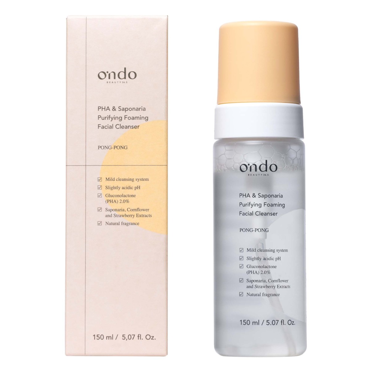 Limpeza PHA & Saponaria · Ondo Beauty 36.5 | MiiN Cosmetics